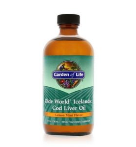 cod liver oil bottle
